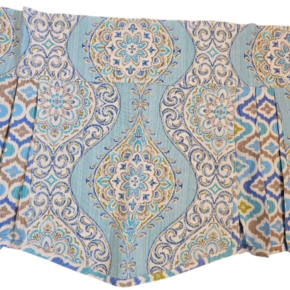 2 Waverly Home Classics Moonlit Medallion Celestial Valances Multicolored Blue - Picture 4 of 8